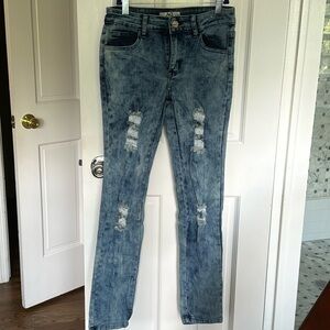 Stone washed jeans